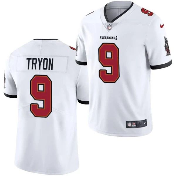 Men Tampa Bay Buccaneers #9 Joe Tryon Nike White Vapor Limited NFL Jersey